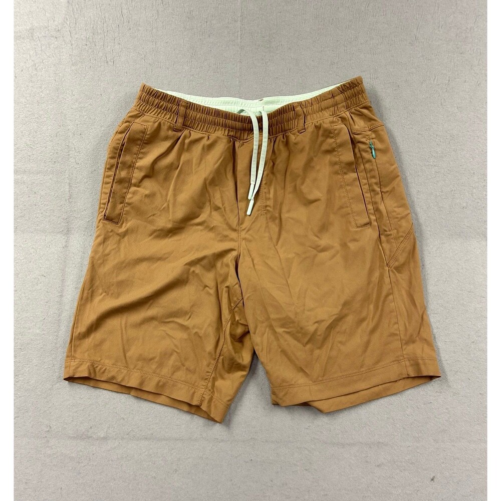 Bird Dogs Boomstick Shorts Mens Medium Brown Lined Elastic Waist Gym 8” Inseam